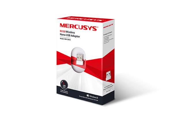 MW150US Nano P.RedW USB Mercusys 150Mbps