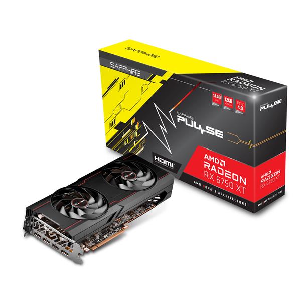 Placa de Video Sapphire Pulse Rx 6750 Xt 12gb GDDR6