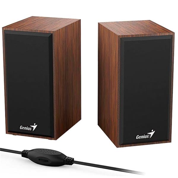 Parlantes Genius SP-HF180 6W USB Madera