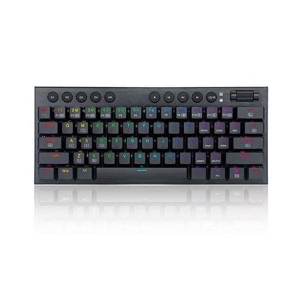 Teclado Mecanico Cableado Redragon K632 Horus Mini RGB Red Switches - Ingles