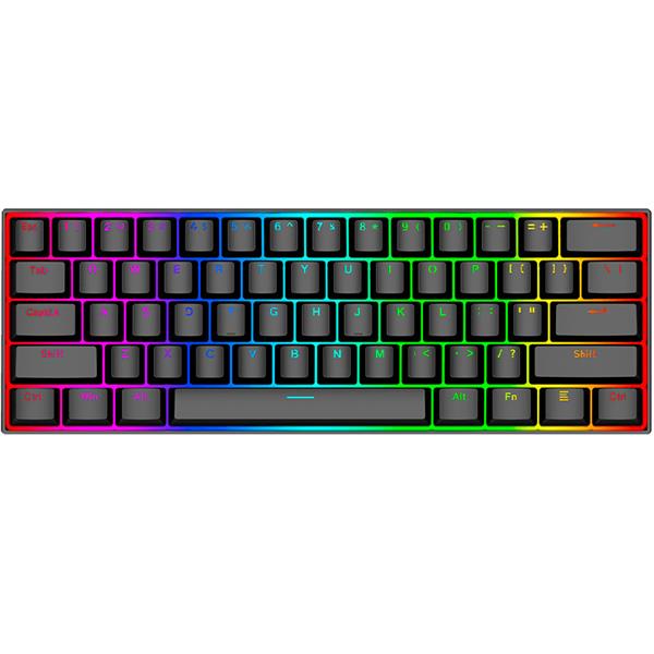 Teclado Mecanico 60% Redragon Dragonborn K630 Black RGB Switch Brown