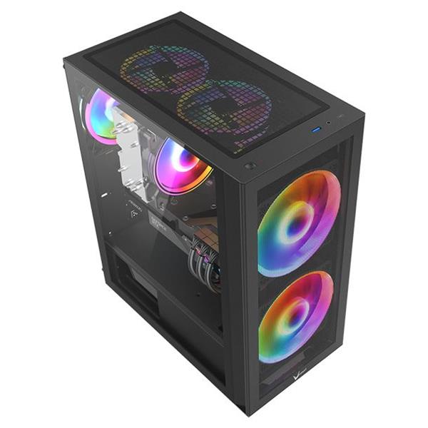 Gabinete Gamer FORMULA V AIR POWER G5 Duo Black 3 Fan FRGB