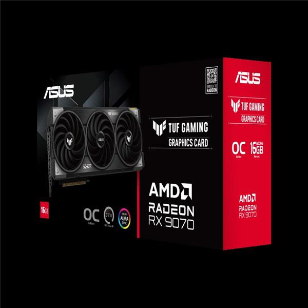 Placa de Video AMD Radeon Asus TUF RX 9070 16GB GDDR6 OC