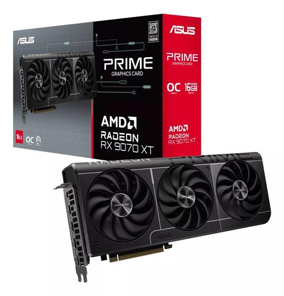 Placa de Video AMD Radeon Asus Prime RX 9070 16GB 