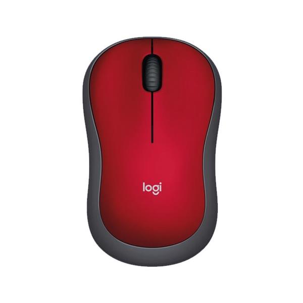 Mouse Logitech M185 Rojo Inalambrico