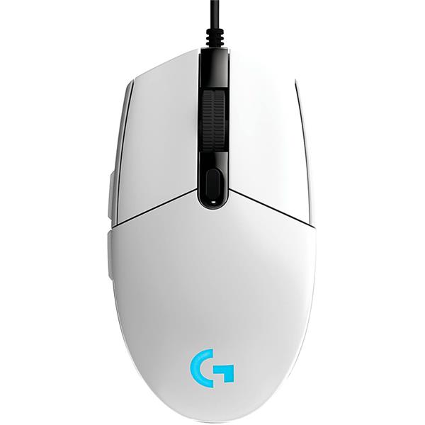 MOUSE LOGITECH G203 LIGHTSYNC WHITE