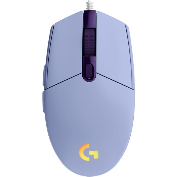 Mouse Logitech G203 Lightsync Lila