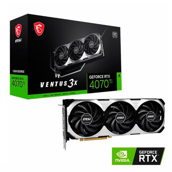Placa de Video MSI Nvidia Geforce RTX 4070 Ti VENT
