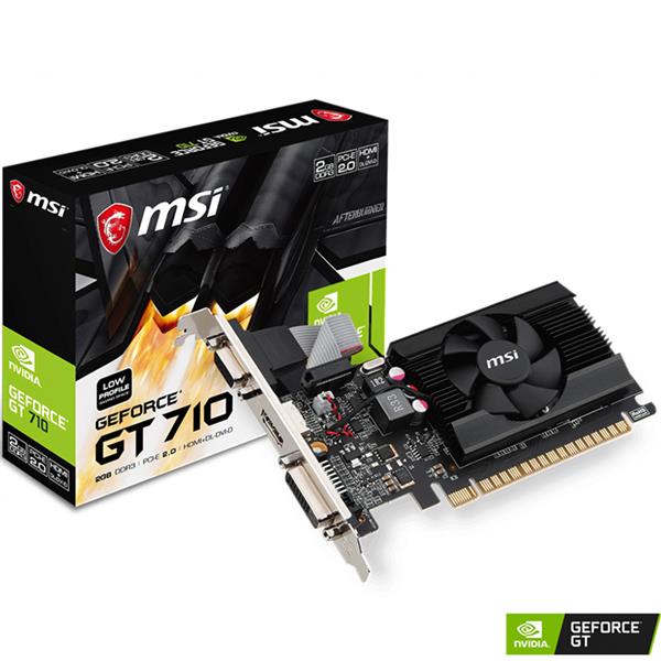 Placa de Video MSI GT 710 LP 2GB DDR3