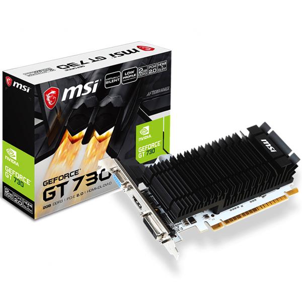 Placa de Video MSI Nvidia Geforce GT 730 2GB DDR3 