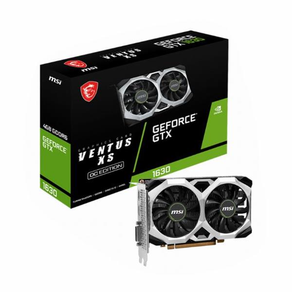 Placa de Video MSI Geforce GTX 1630 VENTUS  XS 4GB GDDR6 OC