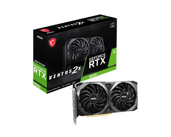 Placa de Video MSI RTX 3050 Ventus 2X XS 8GB GDDR6