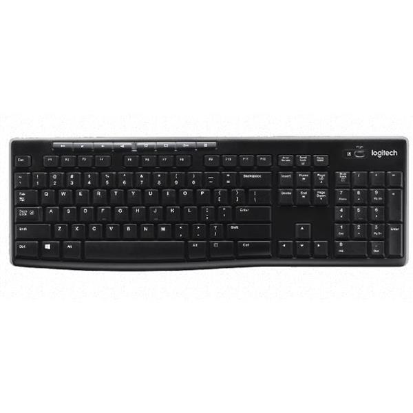 Teclado Logitech K270 Wireless Black