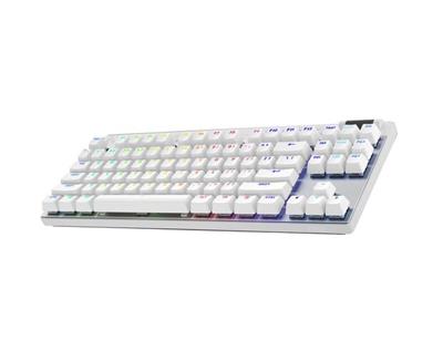 TECLADO LOGITECH G PRO X TKL LIGHTSPEED WHITE WIRELESS 2.4GHZ + BLUETOOTH