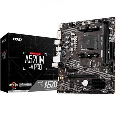 Motherboard MSI A520M A Pro AM4