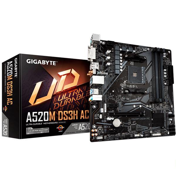 Motherboard Gigabyte A520M DS3H AC AM4
