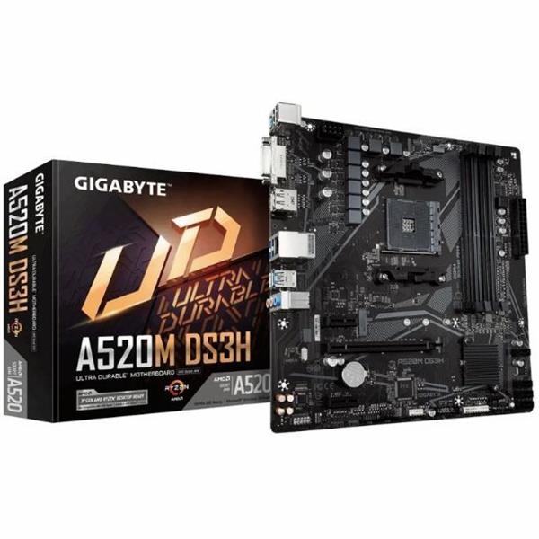 MOTHERBOARD GIGABYTE A520M DS3H V2 AM4