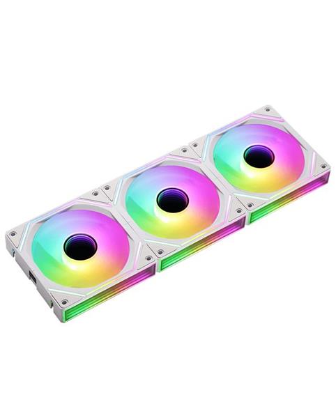 Kit Fan Cooler x3 Formula V 120mm AIR BRIDGE White ARGB Magneticos