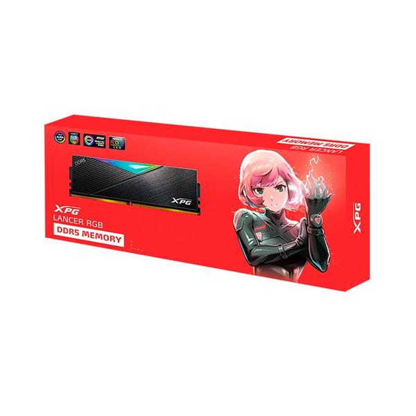 MEMORIA RAM ADATA XPG LANCER BLACK RGB 32GB 6000 MHZ DDR5 XMP - EXPO