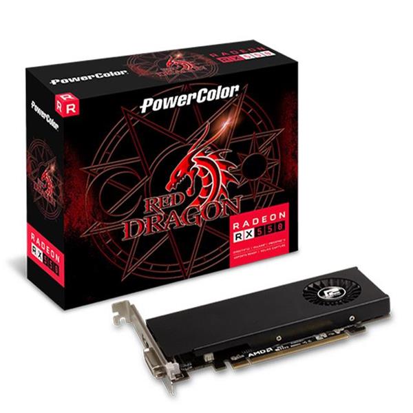 Placa de Video PowerColor Red Dragon Rx 550 4GB GD