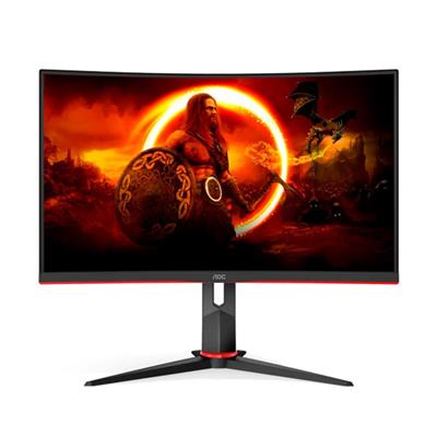 MONITOR GAMER AOC 23.6" VA FHD C24G2 165HZ 1MS CURVO