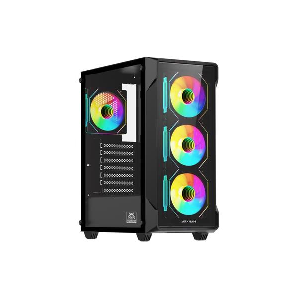 Gabinete Arkham Cancri Black - Fan x4 Argb