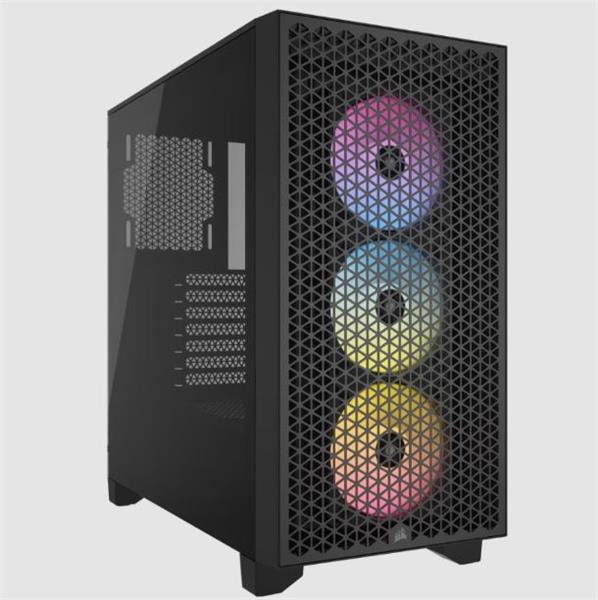 Gabinete Corsair 3000D RGB Airflow TG Black