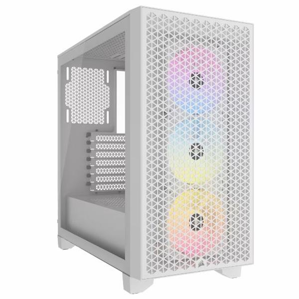 Gabinete Corsair 3000D RGB Airflow TG White