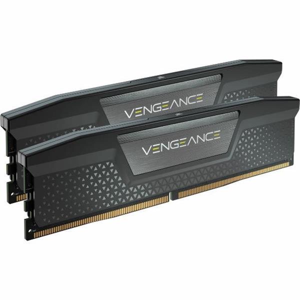 MEMORIA RAM CORSAIR VENGEANCE RGB BLACK 32GB (2X16GB) 5200 MHZ DDR5