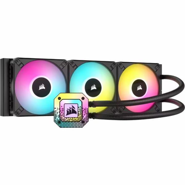 CPU WATER COOLER 360MM CORSAIR ICUE H150I ELITE CAPELLIX XT BLACK RGB