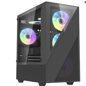 Gabinete Darkflash E330M LUXURY Black 3 Fan ARGB