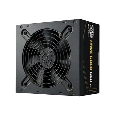 FUENTE COOLER MASTER MWE GOLD 650W 80 PLUS NM FR A/AR CORD