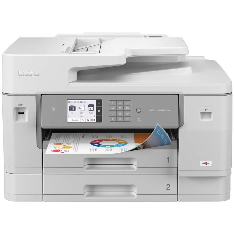 IMPRESORA BROTHER MFC-J6955DW TINTA CONTINUA MULTIFUNCIÓN COLOR WIFI A3