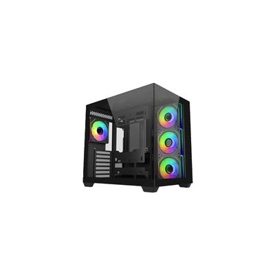 GABINETE COOLER MASTER ELITE 681 BLACK 4 FANS ARGB S/FUENTE