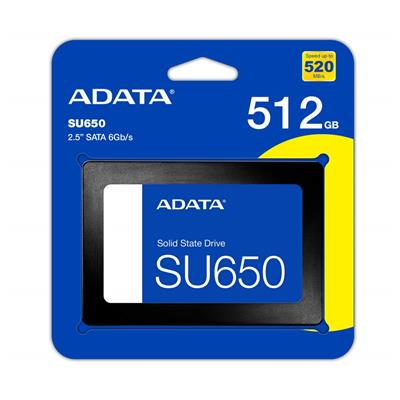 DISCO SSD ADATA SU650 512GB 2.5" SATA 3.0