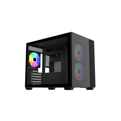 GABINETE COOLER MASTER ELITE 461 BLACK 3 FANS ARGB