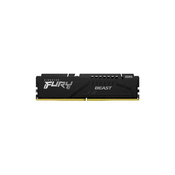 MEMORIA RAM UDIMM KINGSTON FURY BEAST 8GB DDR5 60000MHZ CL36 1.35V SINGLE NEGRO