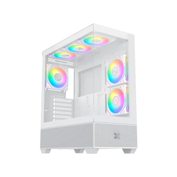 Gabinete Xigmatek Alphard Arctic 6x Cooler Fan Edition