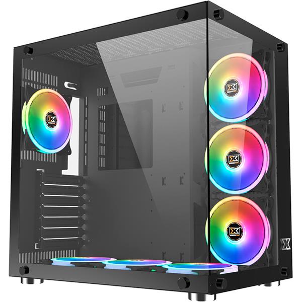 Gabinete Xigmatek Aquarius Plus Black 7x cooler Argb