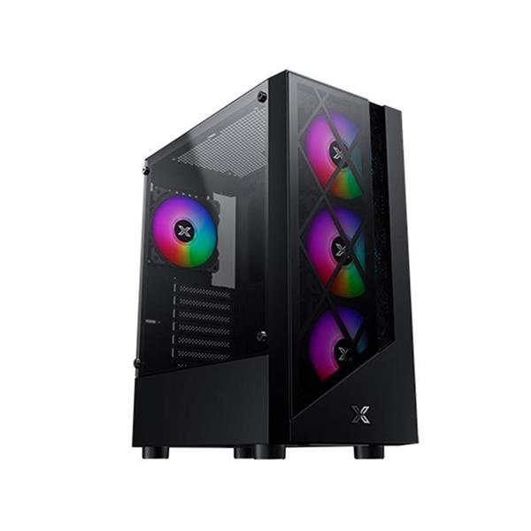 GABINETE XIGMATEK DUKE 3 FAN EDITION - FIXED RGB (RAINBOW)