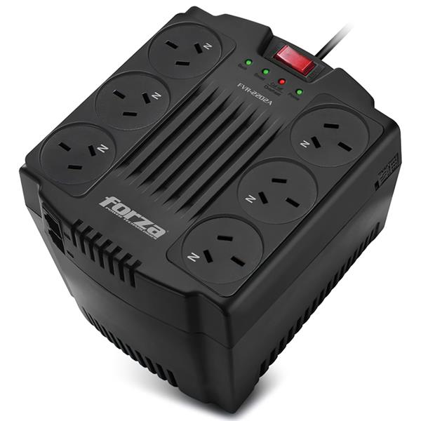 Estabilizador FORZA FVR-2202A Volt Reg 2200VA/1100W