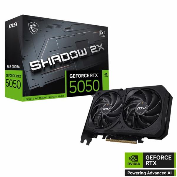 Placa de Video Msi Nvidia Geforce RTX 5050 Shadow 