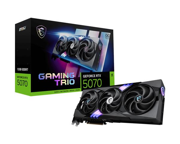 Placa de Video Msi Nvidia Geforce Rtx 5070 Gaming Trio Oc 12gb Gddr7