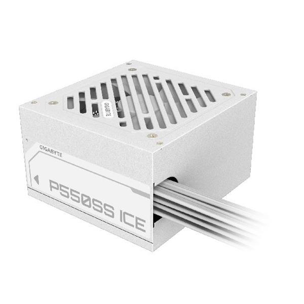 FUENTE GAMER GIGABYTE 550W ICE 80 PLUS SILVER ATX 3.0 WHITE