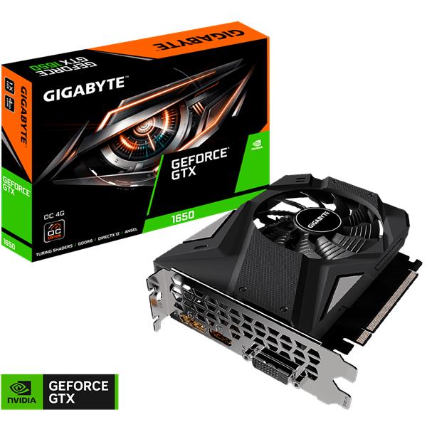 Placa de Video Gigabyte Nvidia Geforce GTX 1650 OC 4GB GDDR6