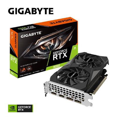 PLACA DE VIDEO GIGABYTE NVIDIA GEFORCE RTX 3050 WINDFORCE V2 OC 6GB GDDR6