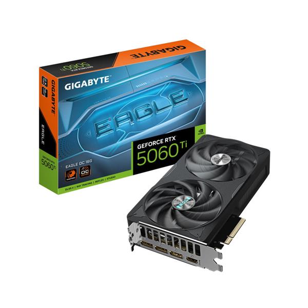 PLACA DE VIDEO GIGABYTE NVIDIA GEFORCE RTX 5060 TI EAGLE 16GB OC GDDR7