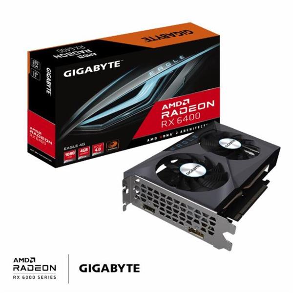 Placa de Video Gigabyte AMD Radeon Rx 6400 Eagle 4GB GDDR6