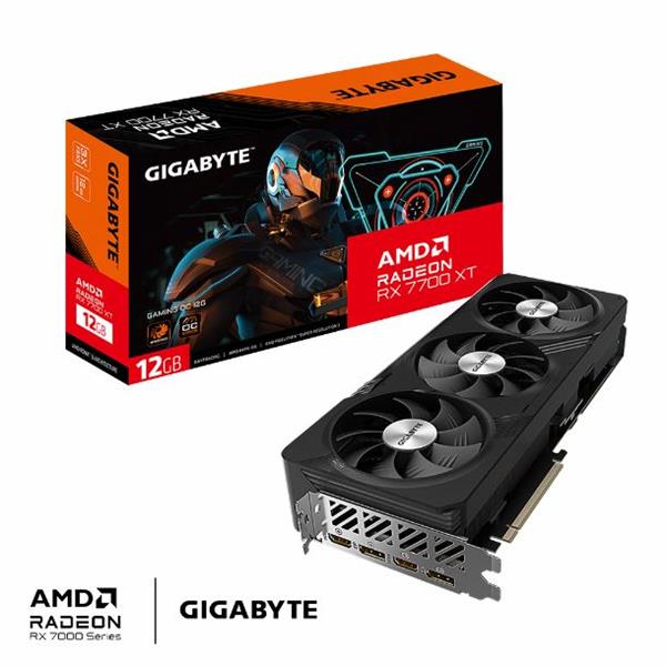 PLACA DE VIDEO AMD RADEON GIGABYTE RX 7700 XT GAMING OC 12GB GDDR6