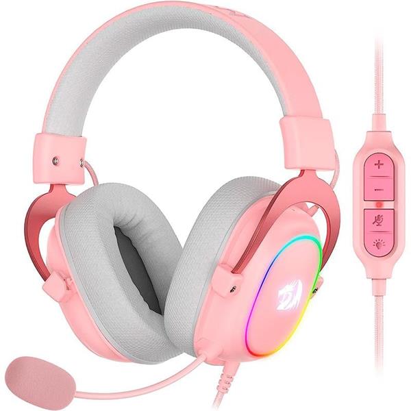 Auricular c/mic Redragon ZEUS X H510 Pink RGB